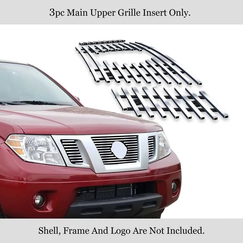Stainless Chrome Billet Grille Insert for Nissan Frontier (2009-2021)