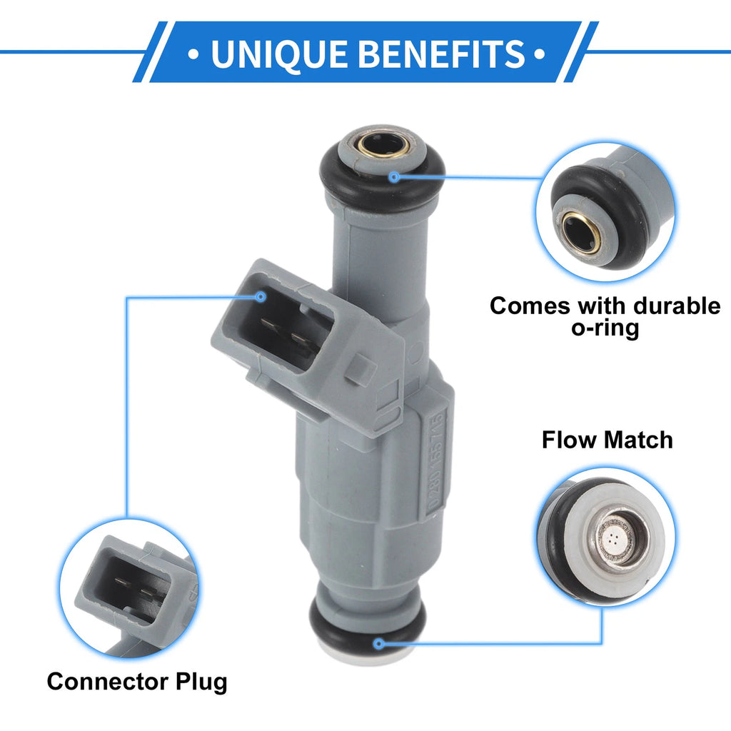1 Pc Fuel Injector No. 0280155715 for Dodge Ram 1500 2500 3500 (1994–2002)