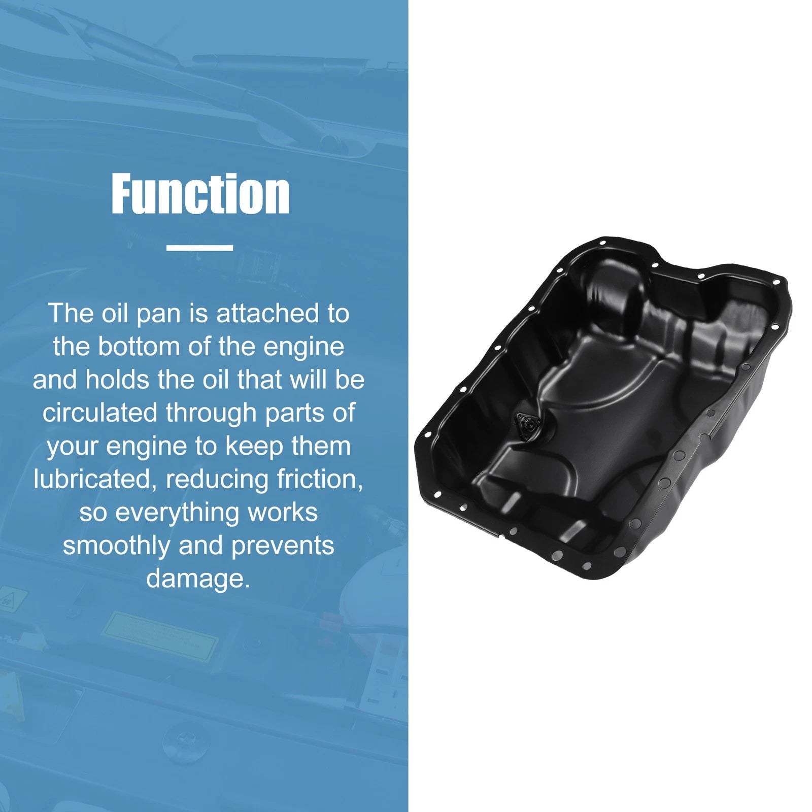 Oil Pan for Dodge Dart (2013–2016) & Jeep Cherokee (2014–2020) No. 5047566AB
