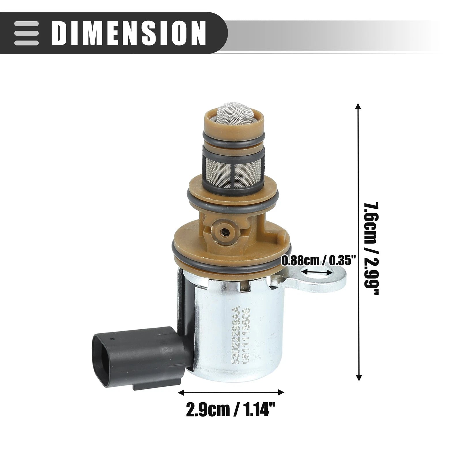 Set of 4 Multiple Displacement Solenoid for Dodge Ram (No. 53022298AA)