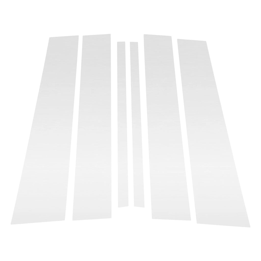 Set of 6 Door Pillar Window Trim for Nissan Titan (2017–2020) Chrome