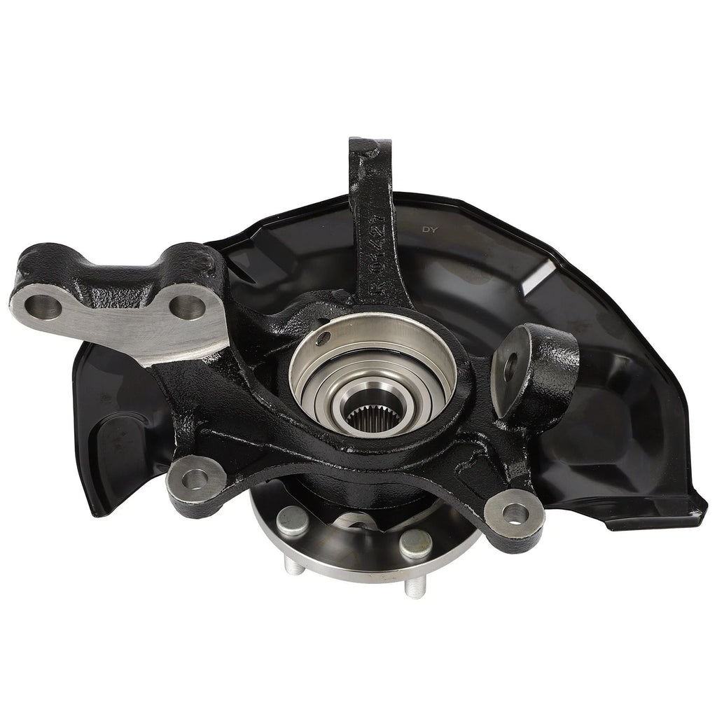 Front Steering Knuckle + Wheel Bearing Hub for Toyota Highlander (2004–2007)