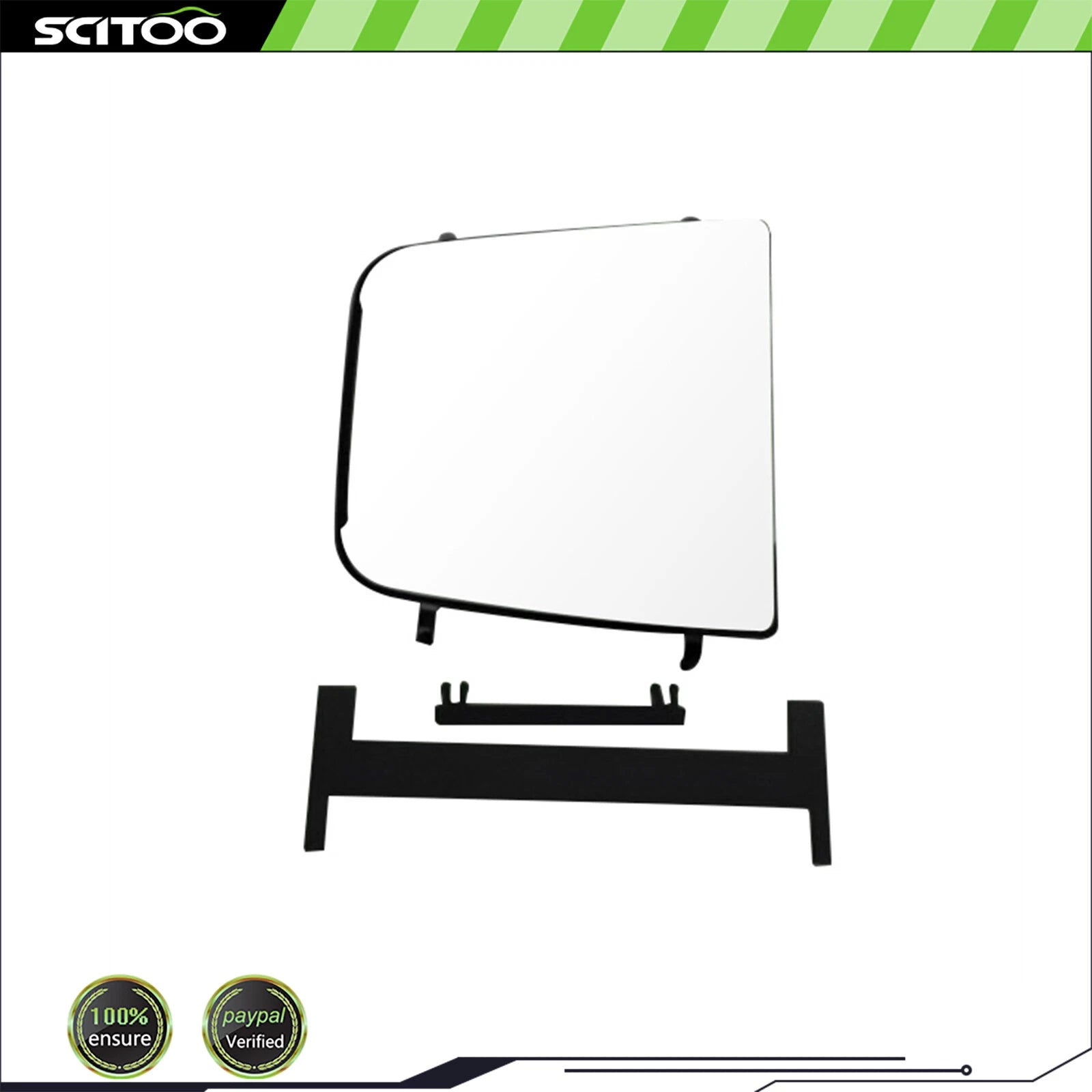 Left Side Upper Glass Flat Mirror for Chevy Express/GMC Savana (2004–2010)