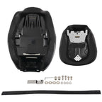 Black PU Seat Driver & Passenger for Harley Touring (2009–2018)