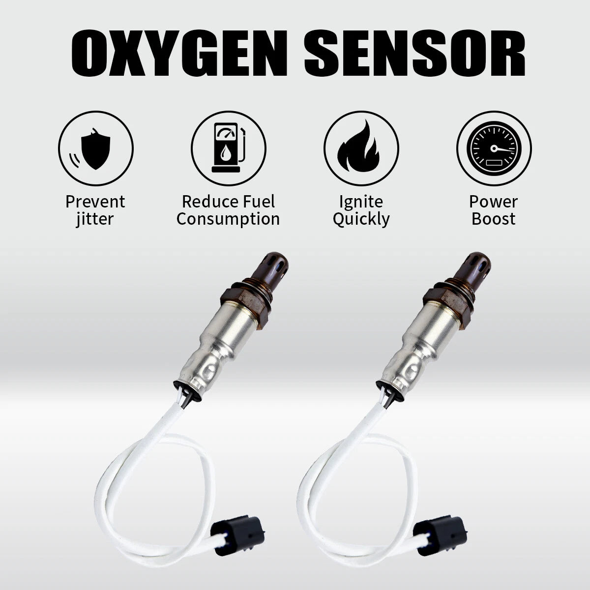 2X Downstream Oxygen Sensor OEM 234-4380 for Infiniti EX35 FX35 FX50 G37 M35 Q70 (2008–2013)