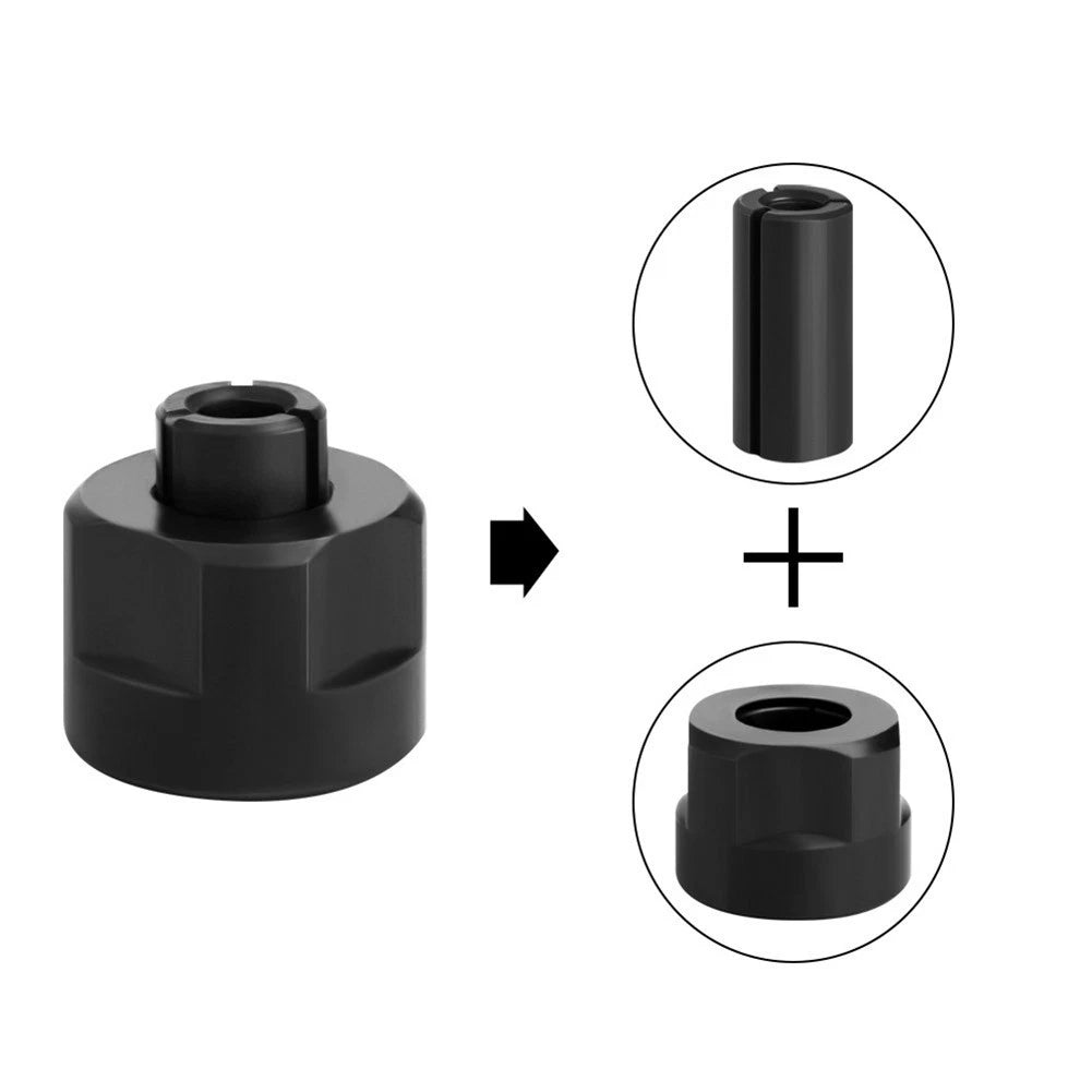 Collet Chuck Adapter Set for Power Tools (1210mm, 126.35mm, 126mm, 128mm)