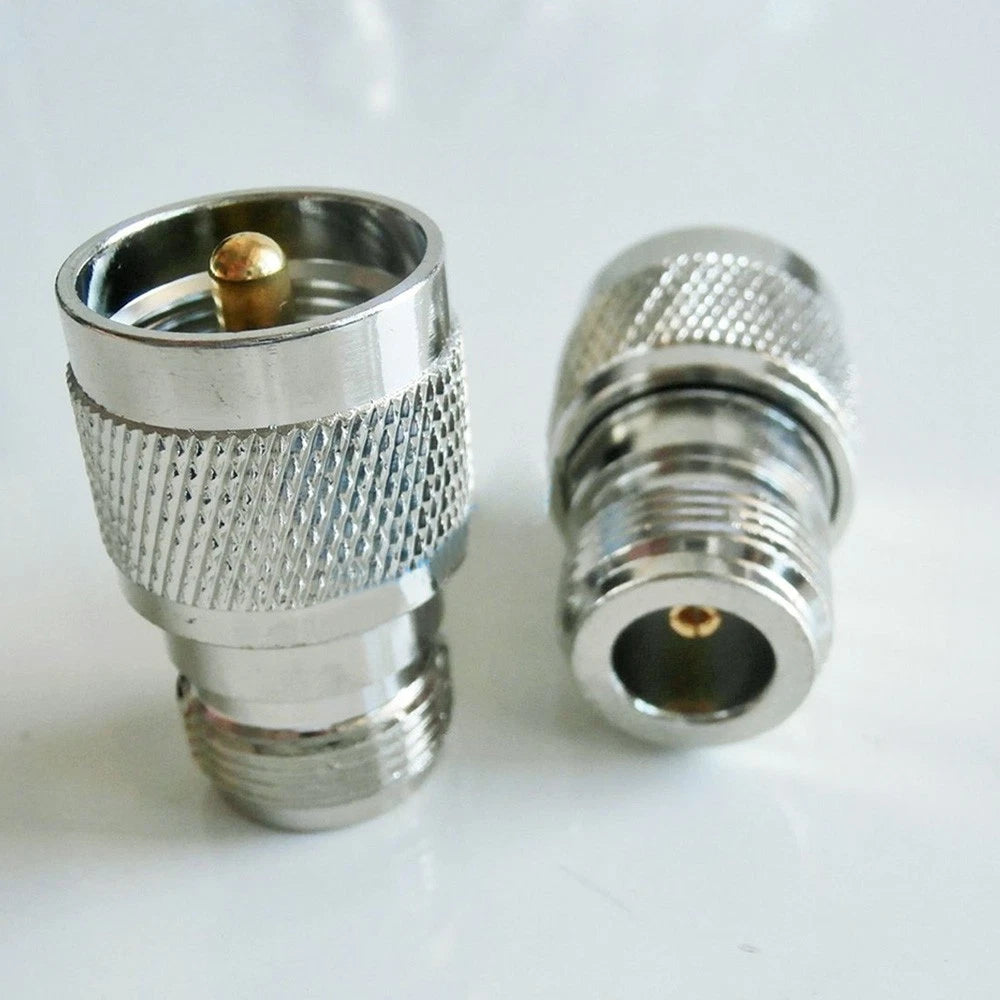 UHF Male to N Type Female Adapter Connector 50 Ohm for UHF Devices
