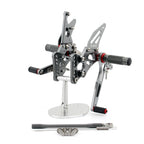 Rearset Foot Pegs for Suzuki GSXR 1000 (2005–2006) Gray