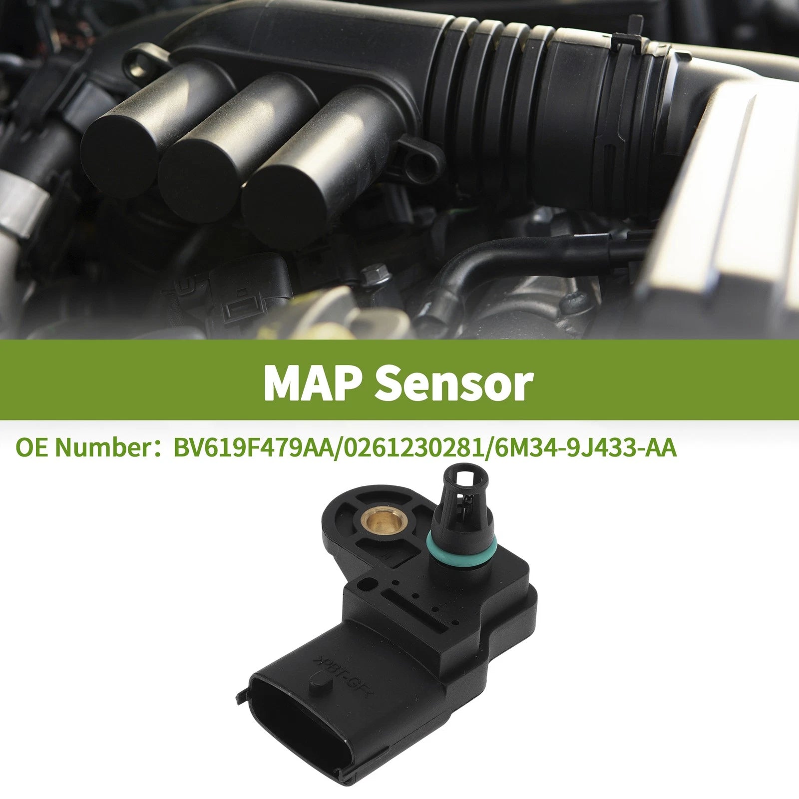 MAP Sensor No.BV619F479AA for Ford Focus 2.3L (2000–2007)