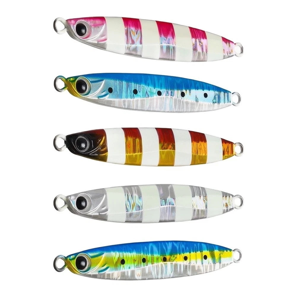 Sinking Jig Set of 3 (35g, 45g, 60g) with Enhanced Visibility Glow Effect