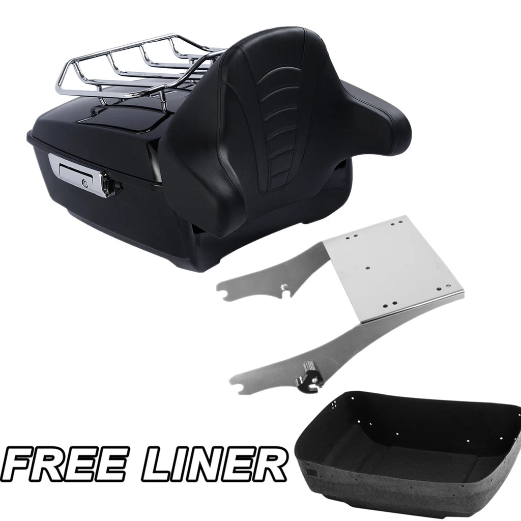 Trunk Backrest Top Rack Mount for Harley Electra Road Glide (1997–2008)