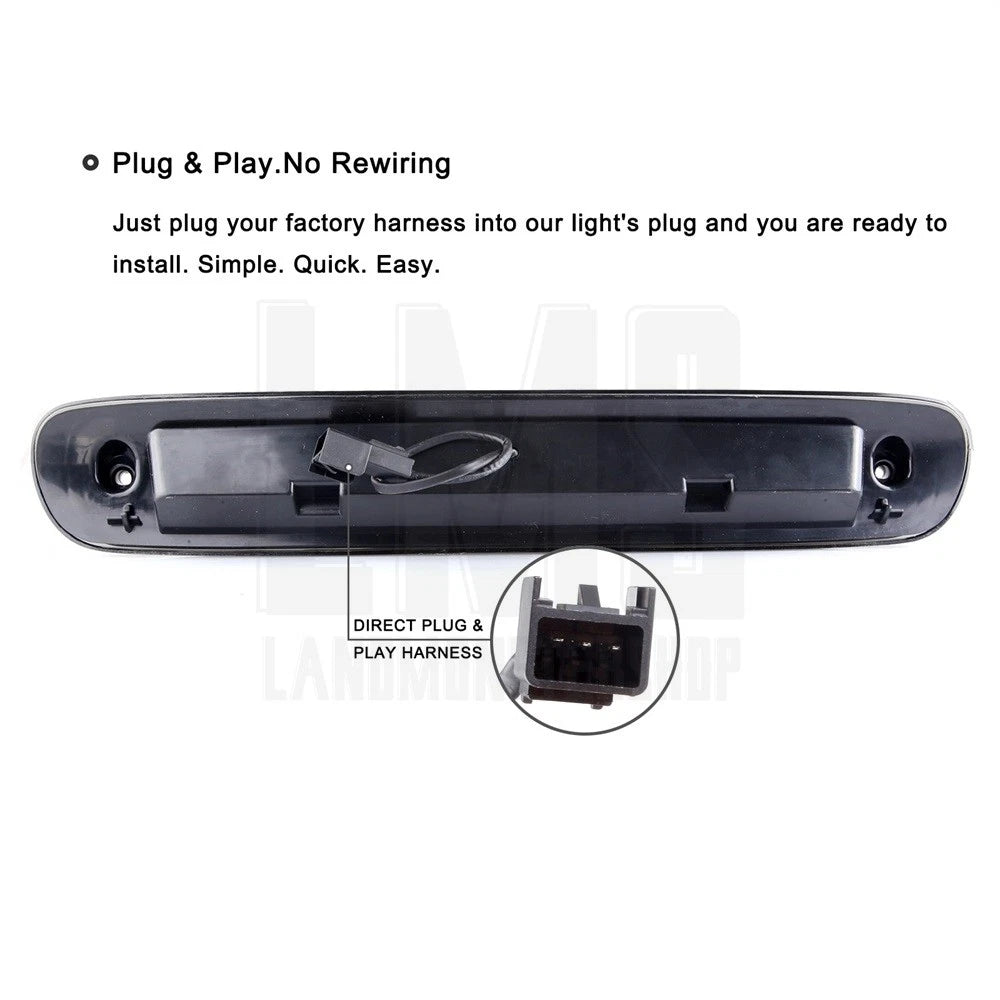 3rd Brake Light & Cargo Lamp for Chevrolet Silverado GMC Sierra (2007–2010)