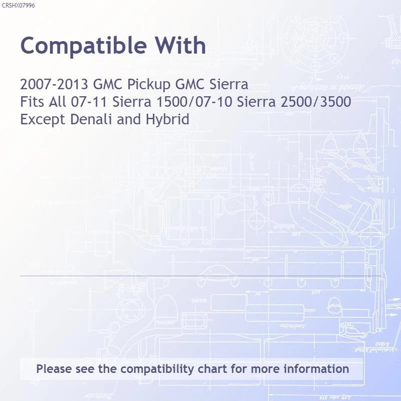 Replacement Plastic Front License Plate Bracket for See Compatibility Chart (—)
