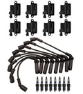 Ignition Wires & Coils Set for Chevrolet GMC 8.1L V8 (2001–2006)