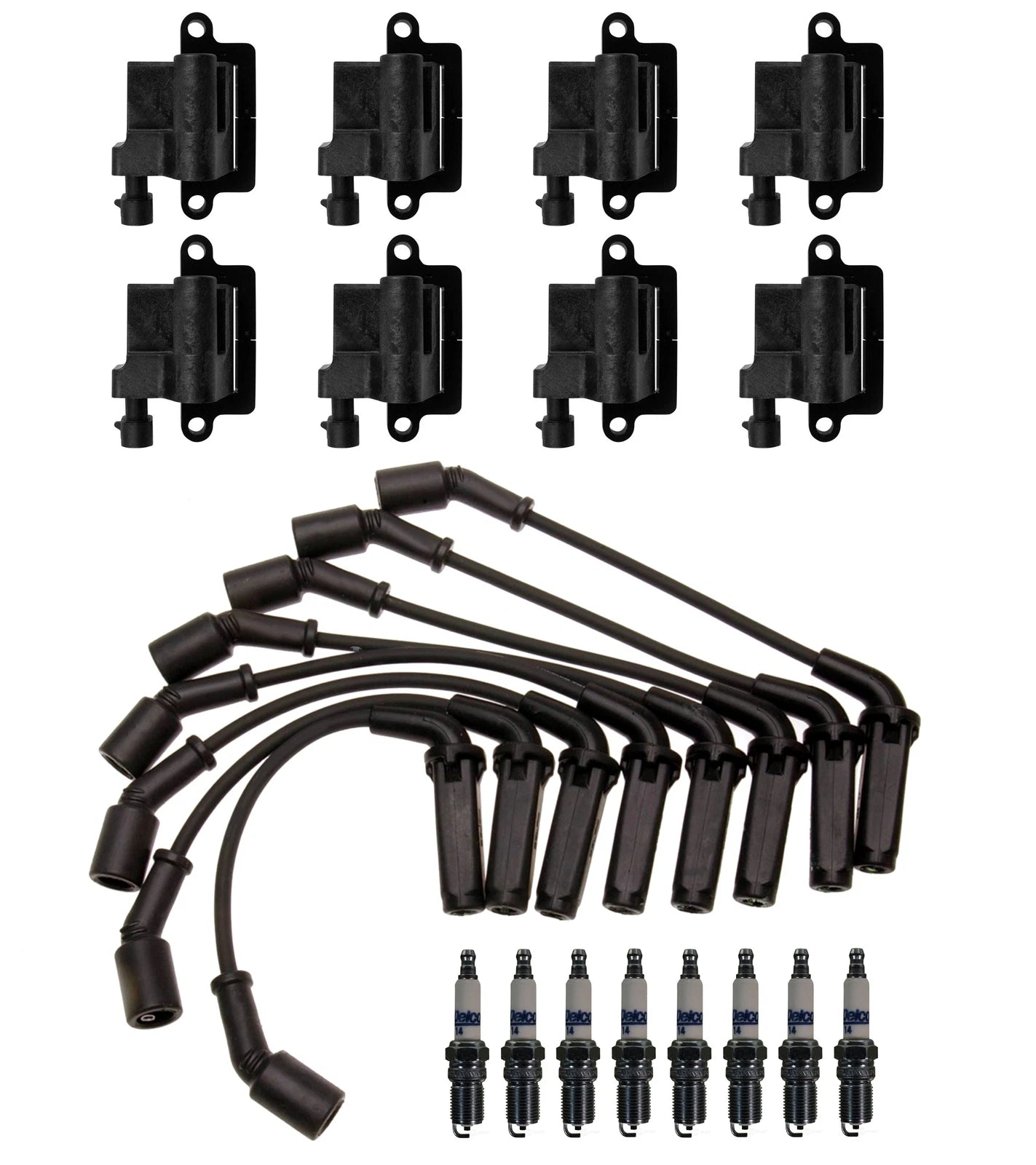 Ignition Wires & Coils Set for Chevrolet GMC 8.1L V8 (2001–2006)