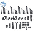 60 Pieces T-Slot Clamping Kits for 58010 Mill (1/2"-13 Thread, 5/8")
