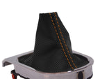 Manual Shift Boot for Ford Mustang (2015–2020) Carbon Fiber Orange Stitch