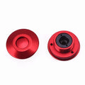 Hood Pins Lock Clip Kit for Universal Vehicles (Red Billet Round)