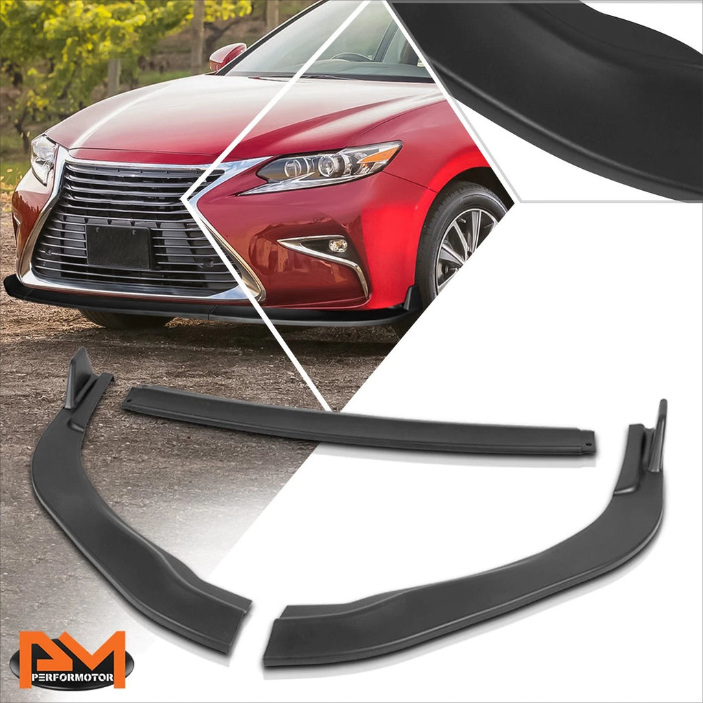 Sport-Style Front Bumper Body Kit Spoiler Lip for ES300H/ES350 (2016–2018)