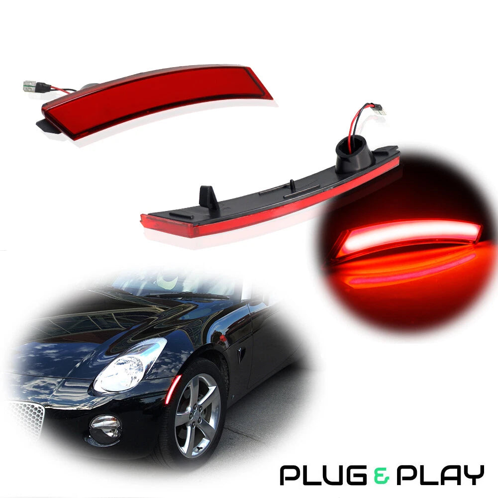 LED Front Bumper Side Marker Lights for Pontiac Solstice