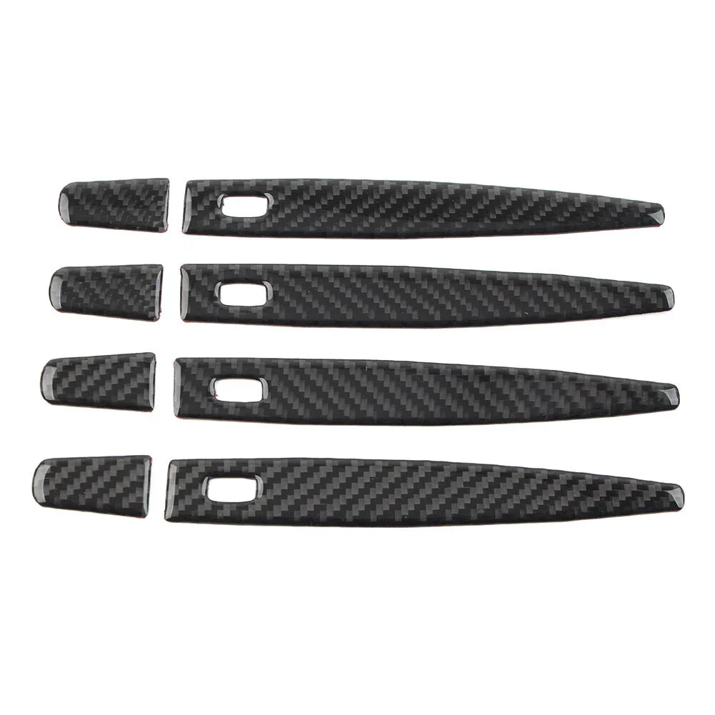 8 Pcs Outer Door Handle Cover Trim Black for Chevrolet Equinox (2018-2021)