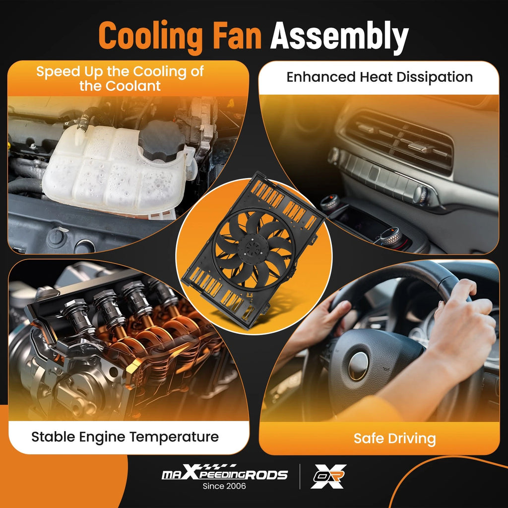 Radiator Cooling Fan for Porsche Panamera (2010–2016)