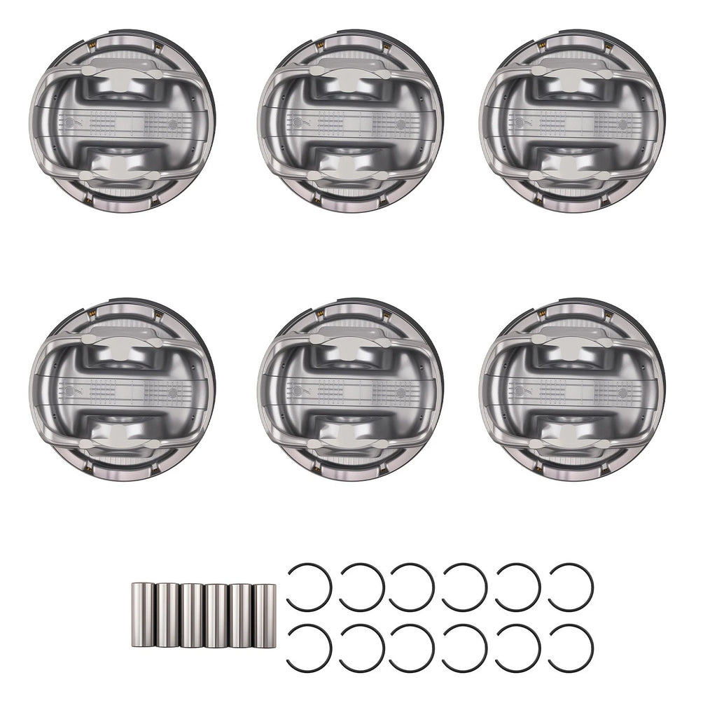 6PC Engine Piston Kit for Kia Sorento/Sedona 3.3L V6 (2011–2020) 23041-3CFA0