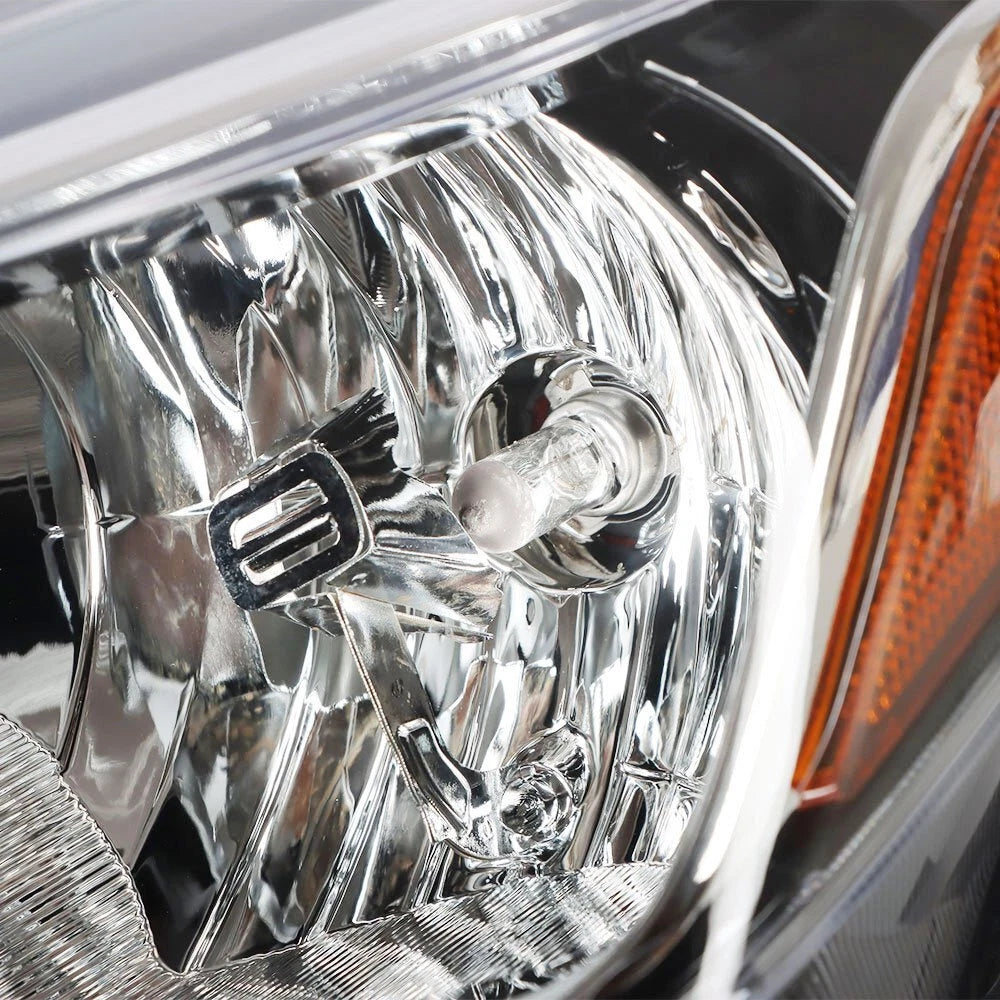 Replacement Headlight for Nissan Versa (2020-2021) Left Chrome Halogen Clear