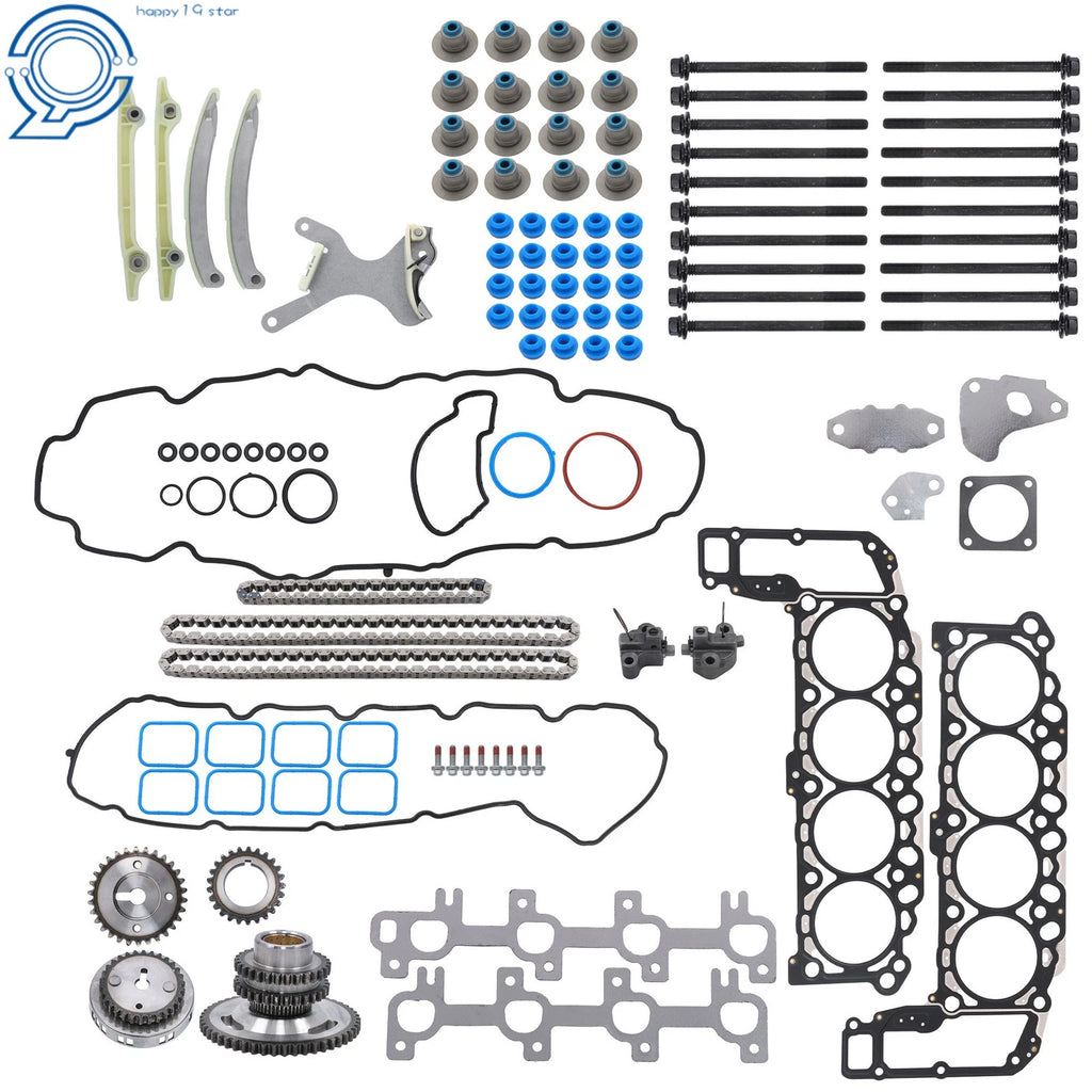 Timing Chain Kit and Head Gasket Bolts for Chrysler Dodge Ram 1500 (2004–2007)
