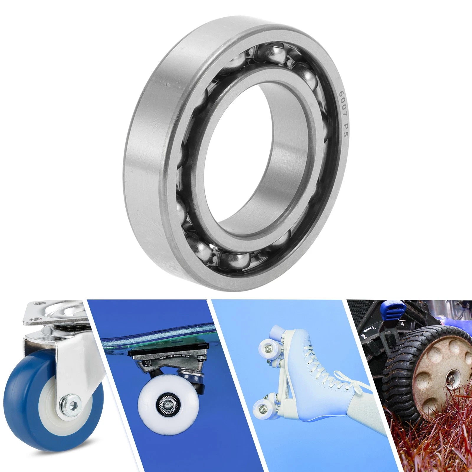Deep Groove Ball Bearing 35x62x14mm for Scooter Skateboard (6007)