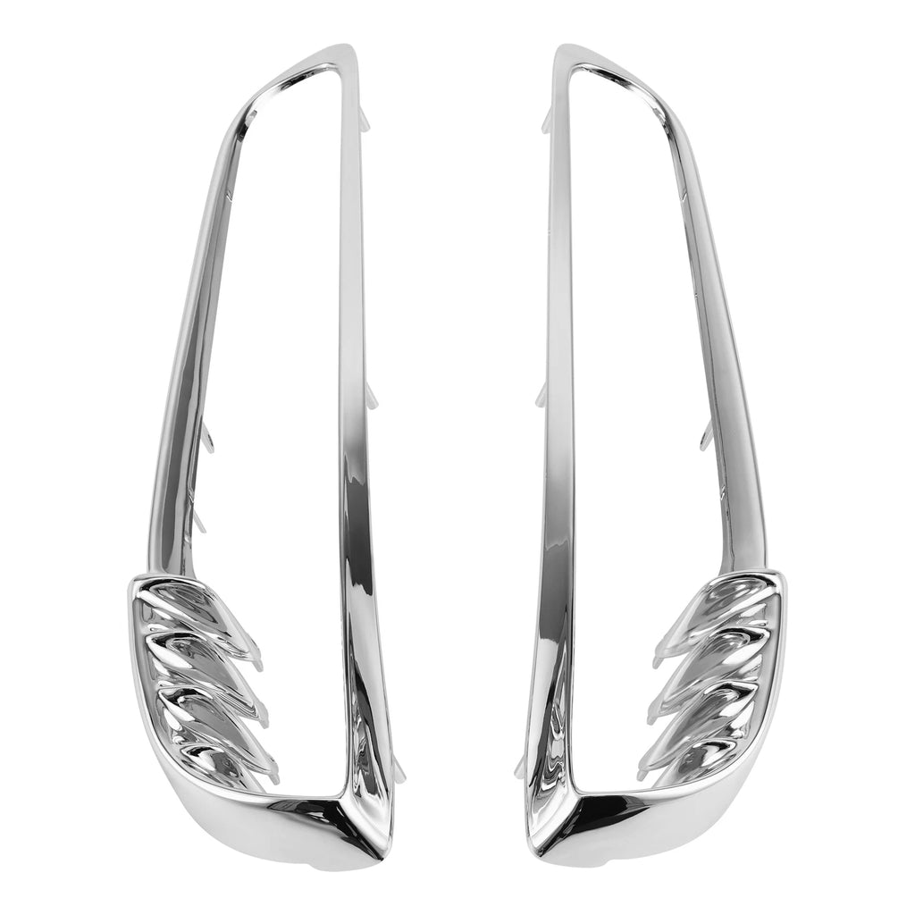 Chrome Left & Right Radiator Trim Bezels for Harley Davidson V-Rod (2001–2010)