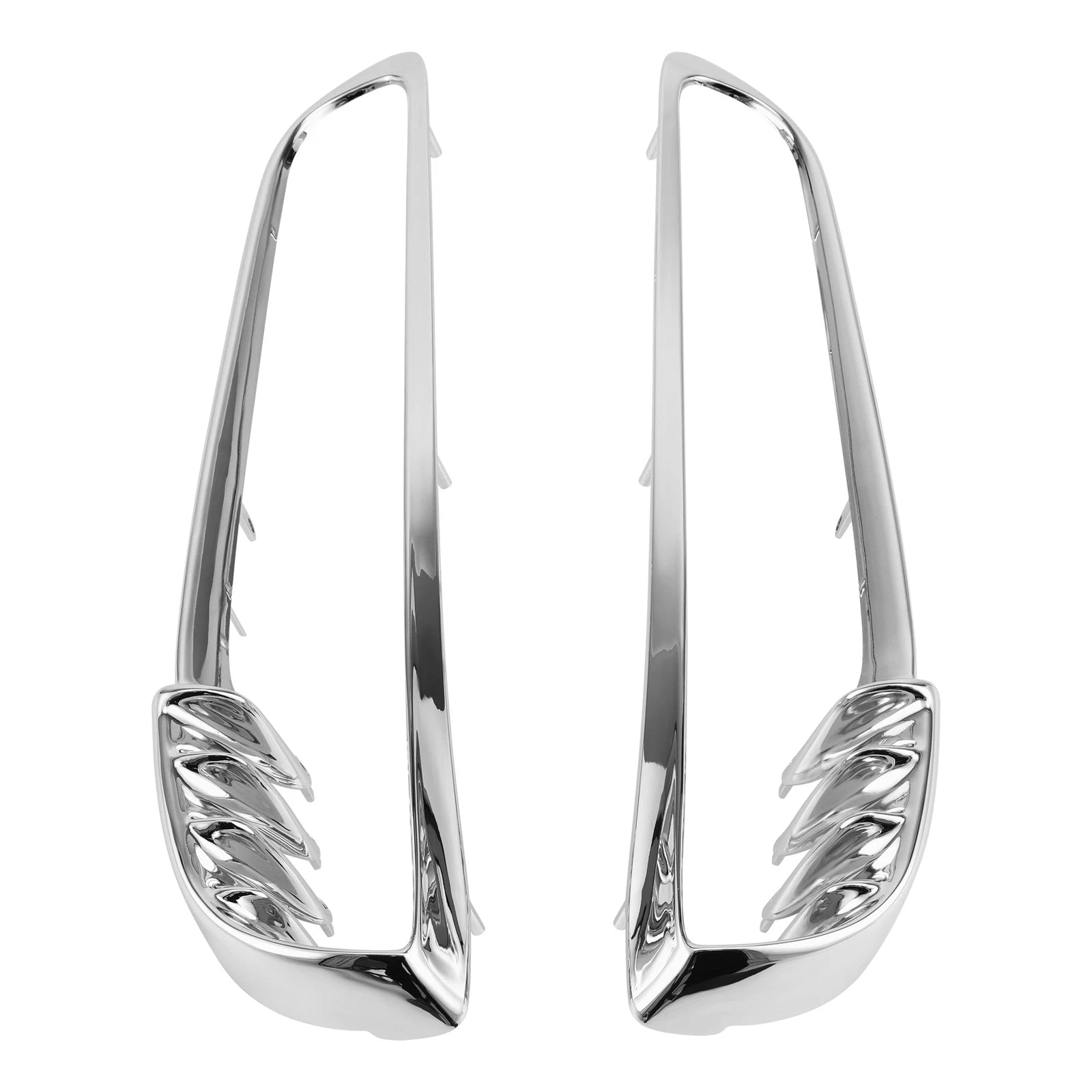 Chrome Left & Right Radiator Trim Bezels for Harley Davidson V-Rod (2001–2010)
