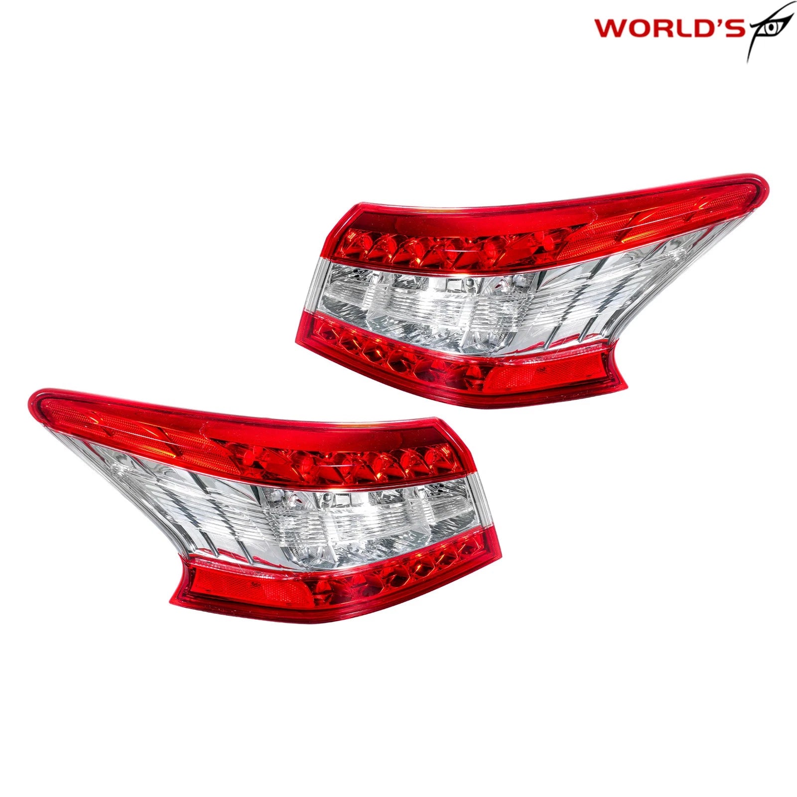 Set of 2 Tail Lights for Nissan Sentra (2013–2015)