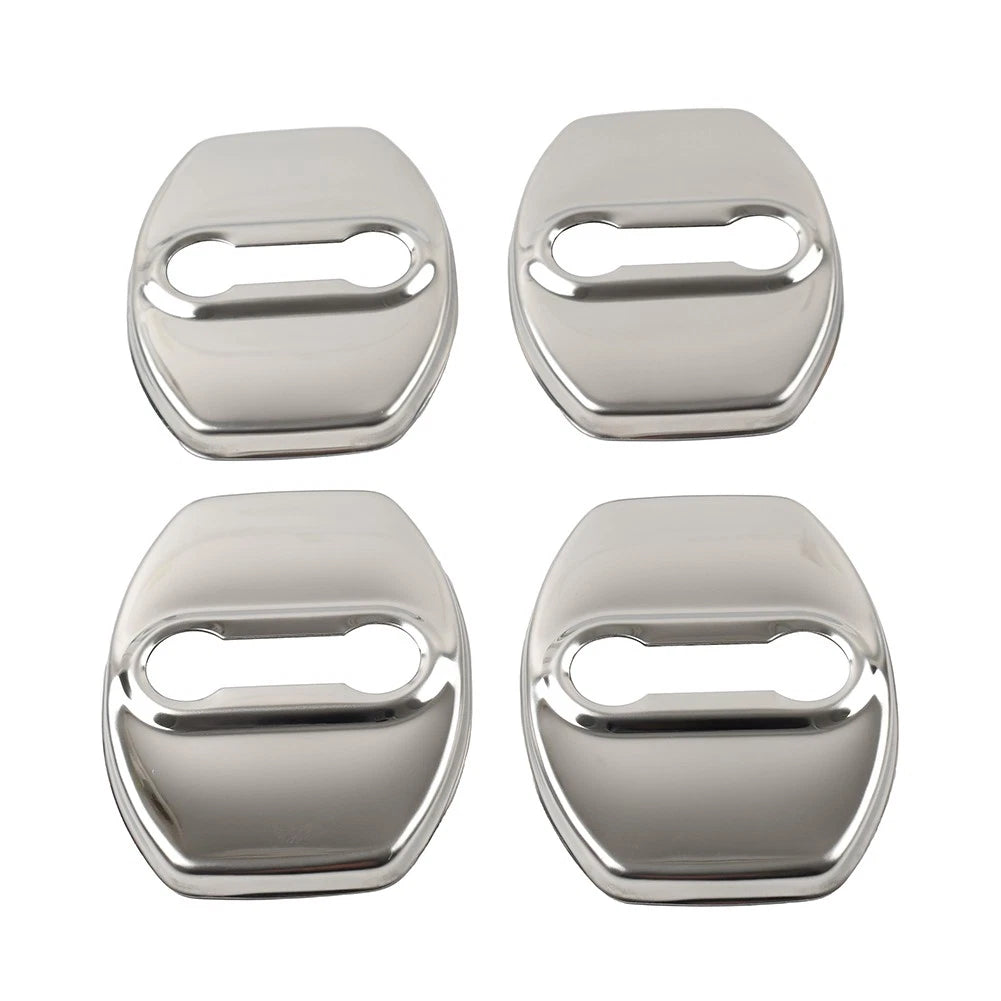 Car Door Lock Protective Cover for Nissan Qashqai Rogue Ariya X-Trail (2021–2023) Silver