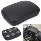 Rear Passenger Pillion Pad Seat 6 Suction Cup for Harley Sportster Softail
