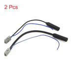 2 x Black Car Radio Stereo Antenna Adaptor Connectors for Honda (2000-2023)