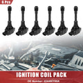 Set of 6 Ignition Coil Packs for Nissan 370Z (2009–2019) 766549136135
