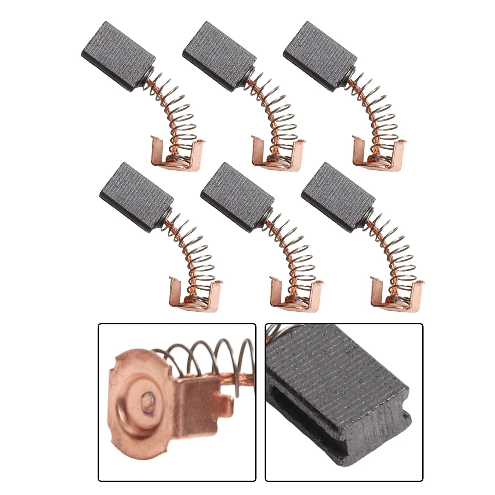 6pc Carbon Brush Set for PAG600 Angle Grinders