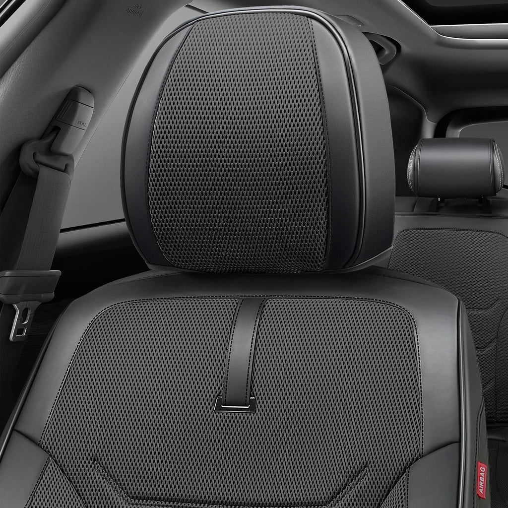 Set of 4 Universal Sport Series Seat Covers for Car Black