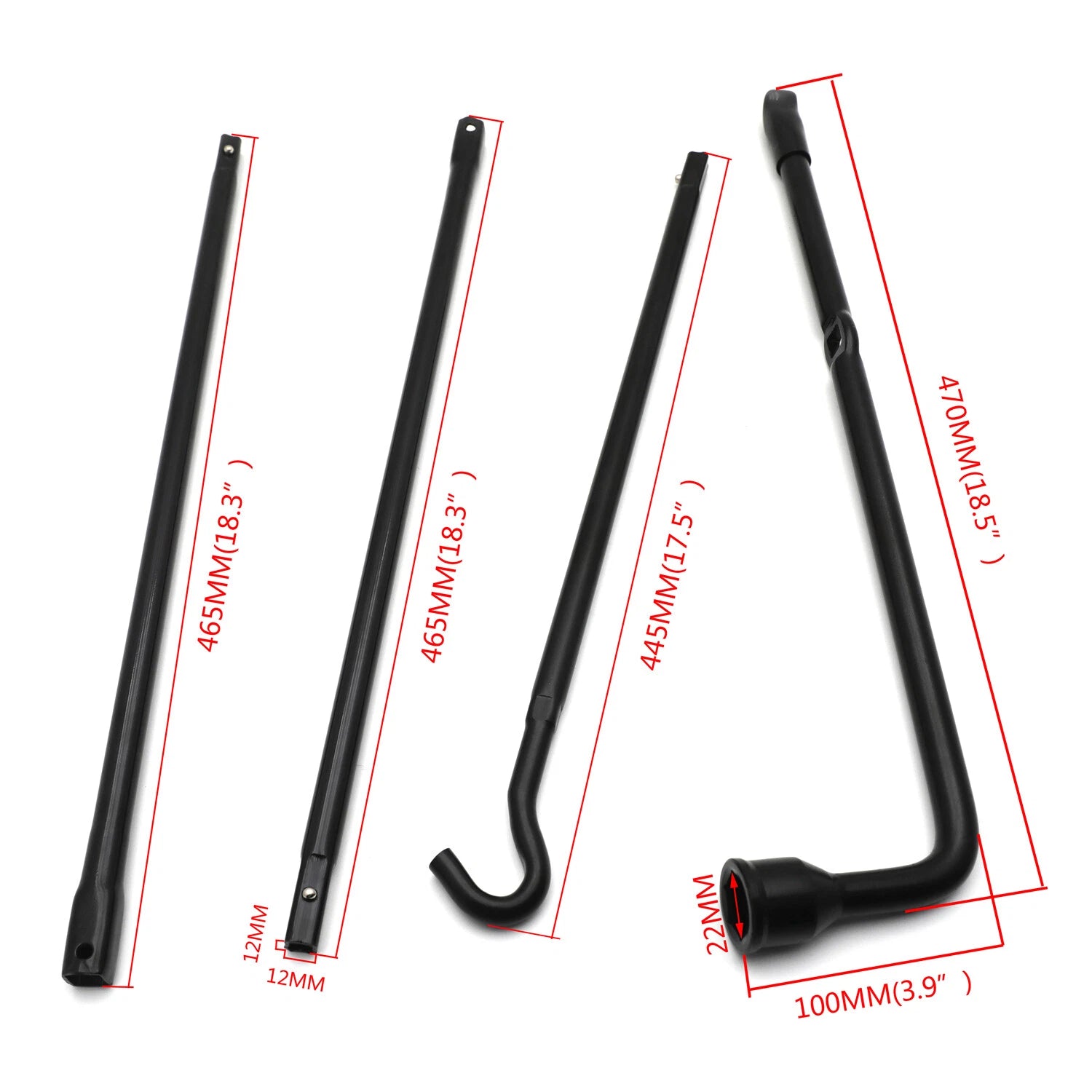 Spare Tire Tool Lug Wrench Extension for Ford F-150 (2004–2014)
