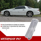 2X Clear Lens Rear Bumper Side Marker Lights for Chevy Camaro (1993–2002)