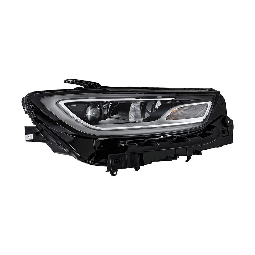 Right Side Headlight for Chrysler Pacifica (2021–2023) Clear Lens Black