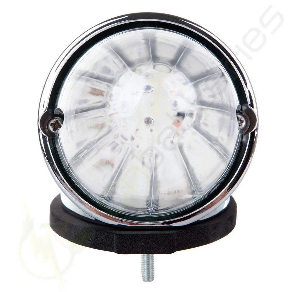 1pc Clear/Amber 17 Diodes Torpedo Cab Marker Light for Kenworth
