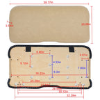 Front Seat Cushion for E-Z-GO RXV Golf Cart (Fits Tan)
