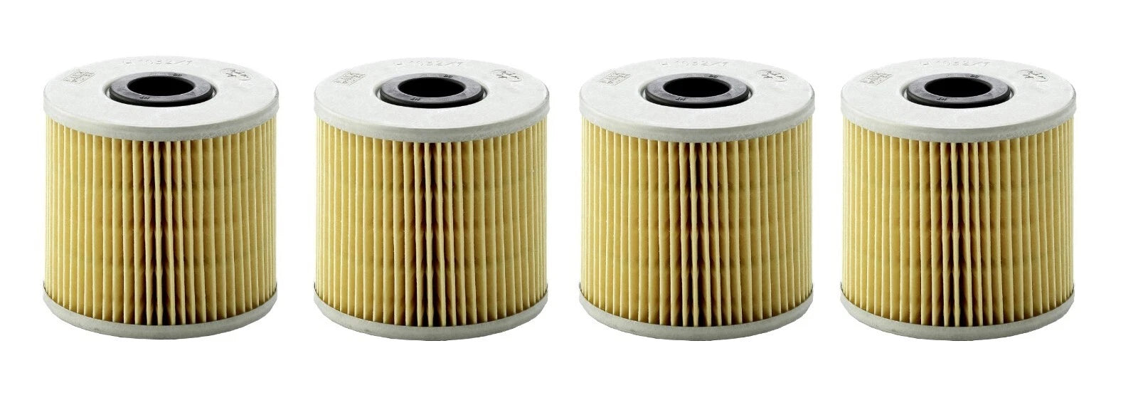 Set of 4 Engine Oil Filters H 1032/1 for Audi A8 Quattro (1997–1999)