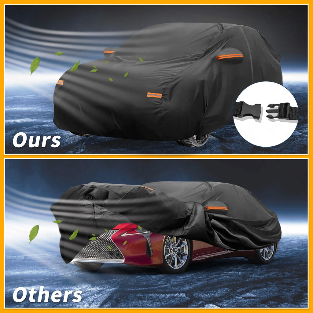 Waterproof All Weather Car Cover for Lexus LC (2018–2023) 190T-PU Zipper