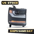 HID/Xenon Headlight for Chevy Silverado 1500 (2016–2018) Right RH