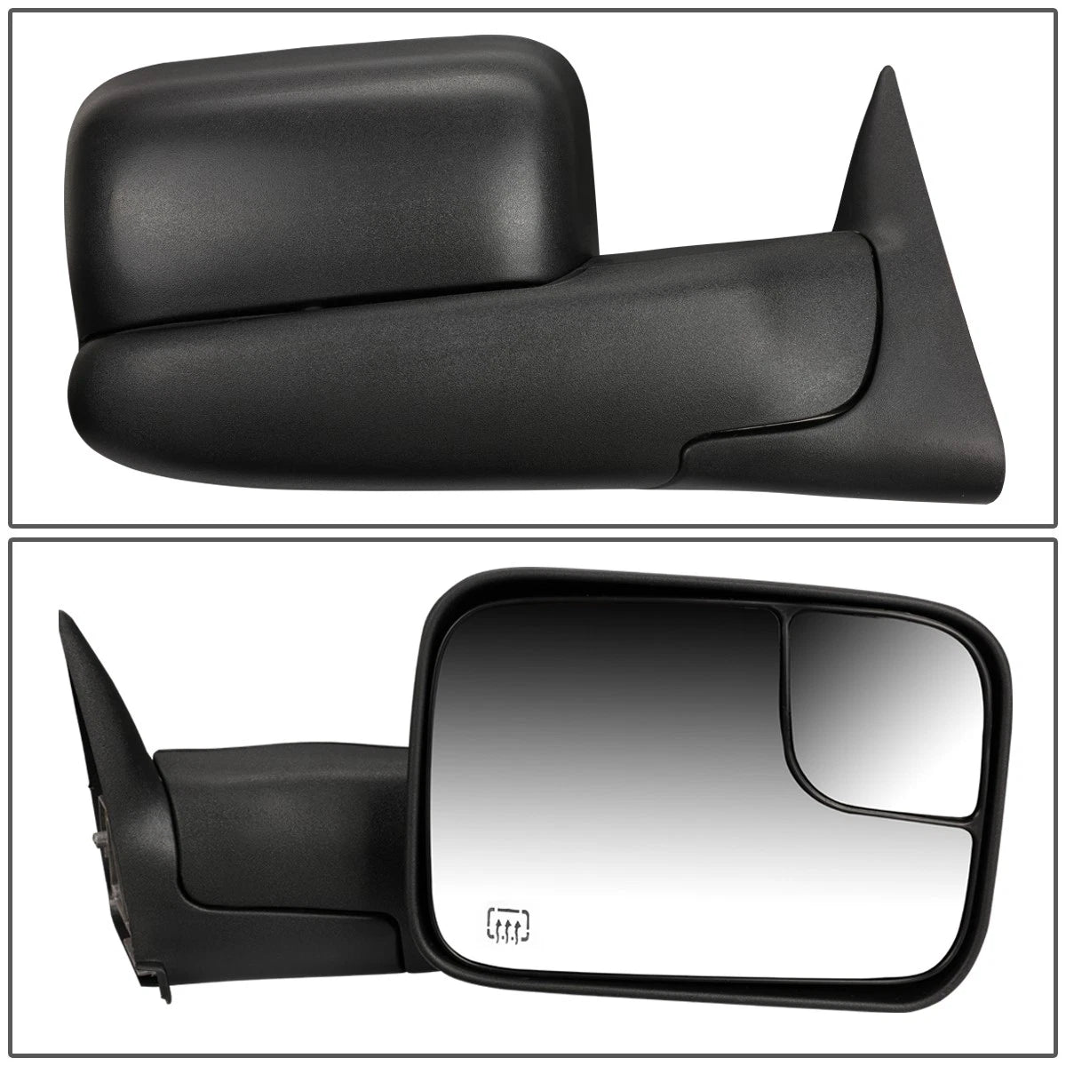Right Side Towing Mirror for Dodge RAM (1994–1997) - Powered, Heated, Flip Up