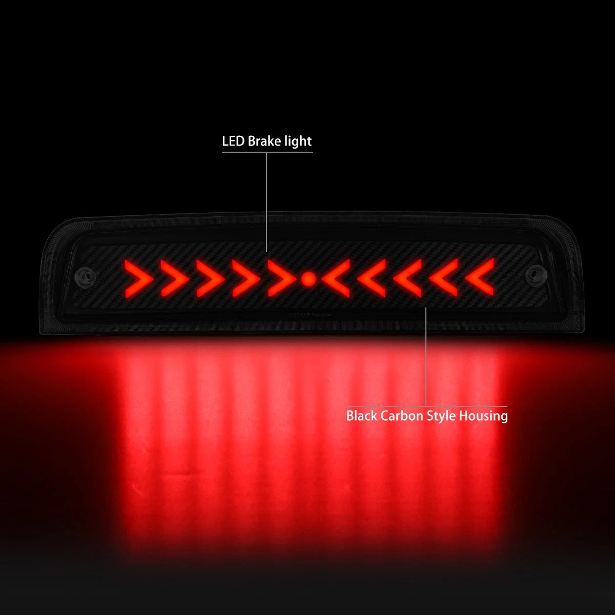 Sequential Arrow LED Third Brake Light for Dodge Ram 1500 (2009–2018)