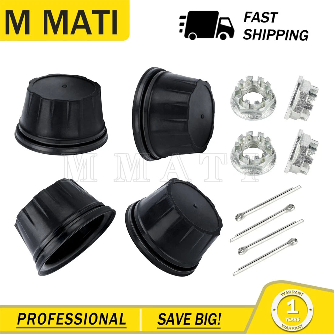 4x Wheel Cap w/Nut Pin for Honda (44732-HC4-010)